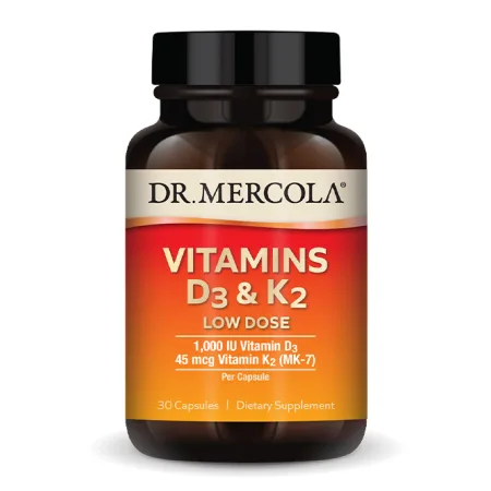 Vitamins D3 & K2 Low Dose - 30 капсул
