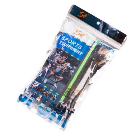 Бінти на коліна для присідань блакитний