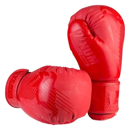 Рукавички боксерські Venum 10 унцій червоний матовий