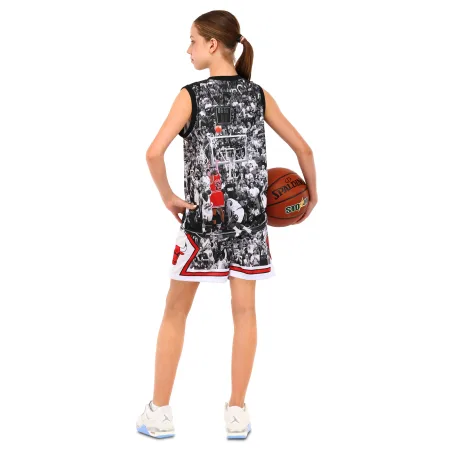 Форма баскетбольна дитяча NBA клуб Chicago Bulls 23 M - чорний білий