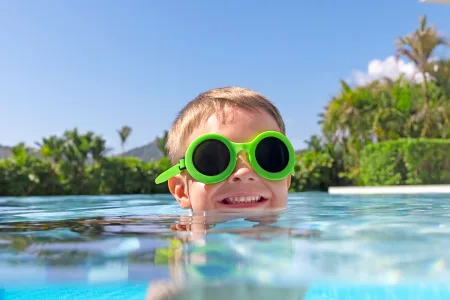 Окуляри для плавання BESTWAY 3+ 21178 салатовий