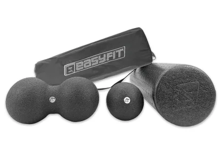 Набір для масажу EasyFit MioSet-XL (2 м'ячика+ролик)