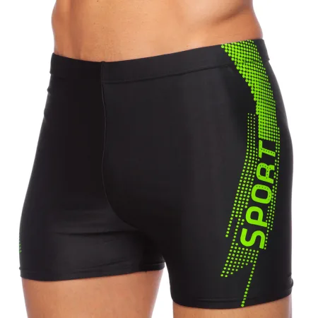 Плавки чоловічі боксери для плавання Sport розмір-L-4XL чорн-зелений 2019-4-1 - XL