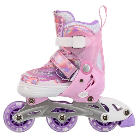 Ролики з захистомрозмір 35-38 рожево-фіолетовий 84693-2 M