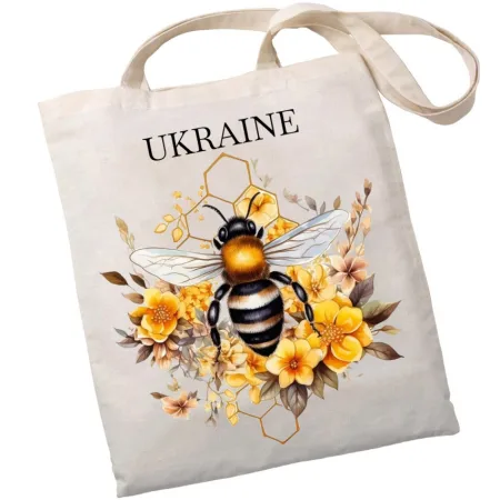 Екошопер BookOpt BK4099 бджілка бежевий