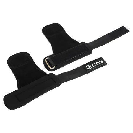 Накладки для підтягувань та тяг HAND GRIP THICKER LAYERS EZOUS 2 шт чорний універсальний