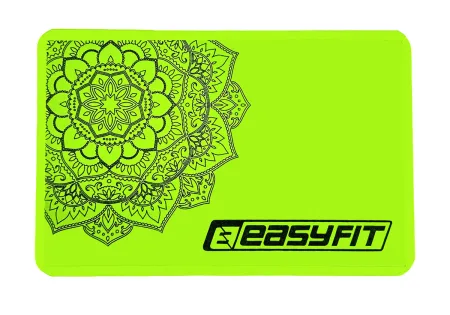 Блок для йоги EasyFit EVA з малюнком салатовий