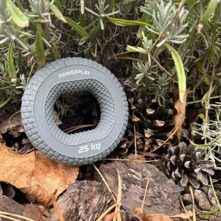 Еспандер кистьовий силіконовий PowerPlay PP-4333 Hand Grip Large 25 кг. сірий