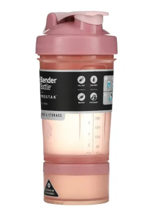 Шейкер спортивний BlenderBottle ProStak 650 мл с 2-мя контейнерами Rose_Pink