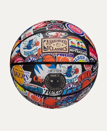 Баскетбольний м'яч Wilson NBA ALL TEAM RETRO BSKT розмір 7 WZ4028501 XB7 Оригінал