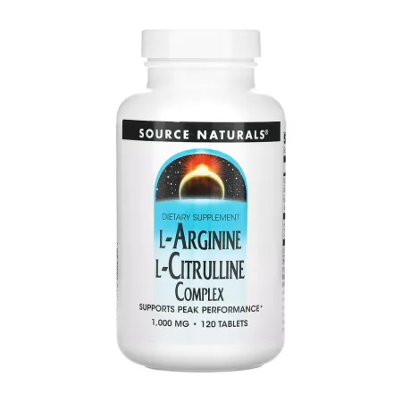 L-Arginine L-Citrulline Complex 1000 мг - 120 таблеток