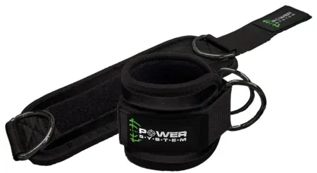 Ankle Straps Power System PS-3460 Ankle Strap Gym Guy Black