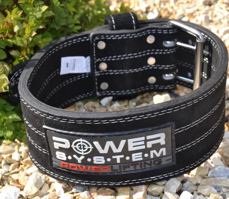 Пояс для пауерліфтингу Power System PS-3800 PowerLifting шкіряний Black - M