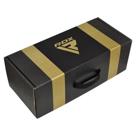 Боксерские перчатки RDX MARK PRO SPARRING TRI LIRA 2 GOLDEN-10 унций (капа в комплекте)