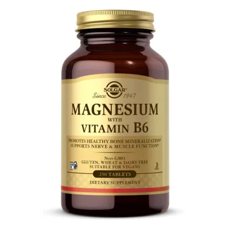 Solgar Magnesium with Vitamin B6 250 таблеток (без етикетки)