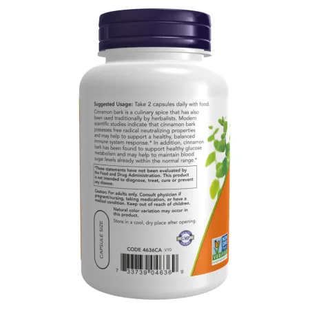 Cinnamon Bark 600 мг - 120 капсул