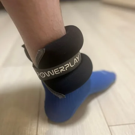Обважнювачі-манжети для ніг та рук PowerPlay PP-4349 Ankle/Wrist Weights (2шт.*1 кг) (пара) чорні