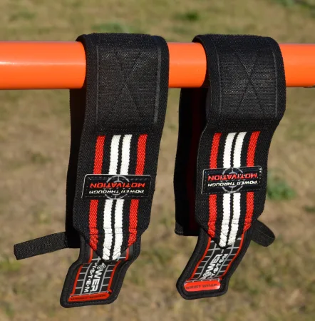 Кистьові бинти Power System PS-3500 Wrist Wraps Red/чорний