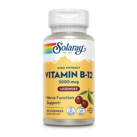Vitamin B-12 5000 мкг - 30 пастилок природна вишня