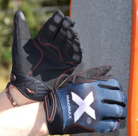 Рукавички для фітнесу MadMax MXG-102 X Gloves Black/Grey/White XL