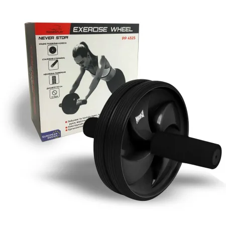 Колесо для пресса PowerPlay 4325 AB SCULPT d17,5 см. черный