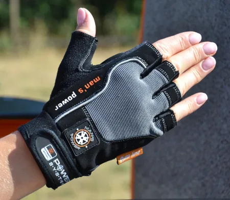 Рукавички для фітнесу Power System PS-2580 Man’s Power Black/Grey - S