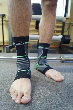 Бандажі на гомілкостоп PowerPlay 4100 чорні (пара) S/M