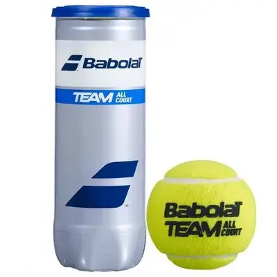 М'ячі для тенісу Babolat Team All Court 3 шт. Жовті Оригінал 501083 113