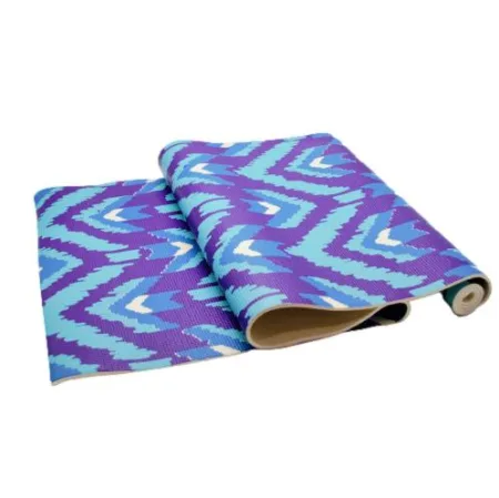 Килимок для фітнесу та йоги PVC GPVC-6D3 173 см 61 см 6 мм мікс з малюнком