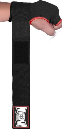 Бинти рукавиці PowerPlay 3096 з гелевими подушечками Чорні - S