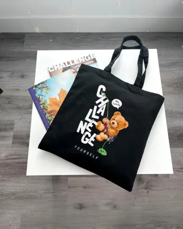 Екошопер BookOpt ВК4059 Teddy Bear (Challenge) чорний