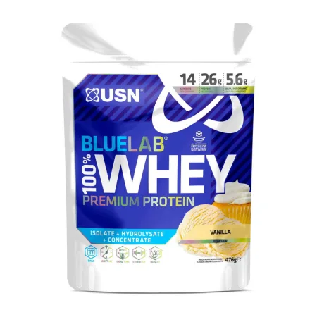 Blue lab 100% whey 476 г тропічний смузі (порушено цілісність упаковки)