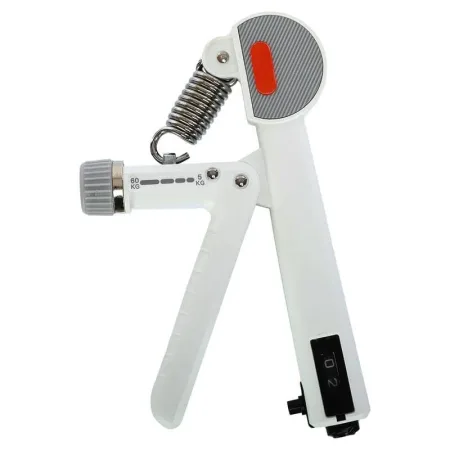 Еспандер кистьовий з лічильником PowerPlay PP-4401 з регульованим навантаженням 10-60 кг. білий