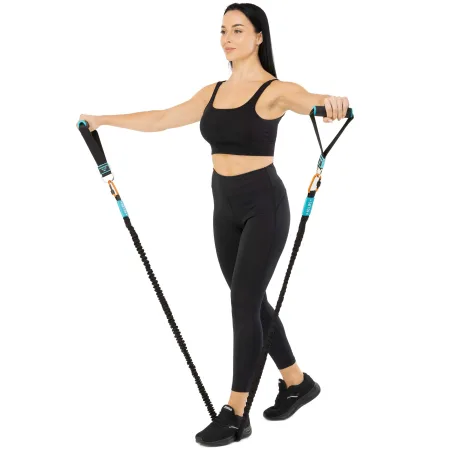 Ручки для еспандерів, резинок та тренажерів STRAP HANDLE PRO LiveUp 2 шт чорний LP8192J