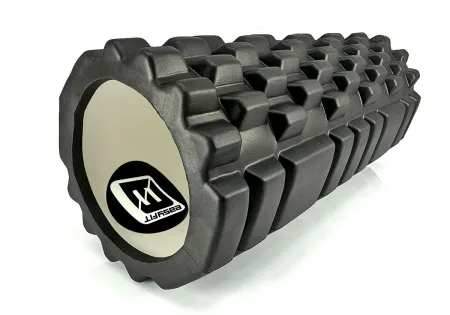 Масажний ролик EasyFit Grid Roller 33 см v.1,1 чорний