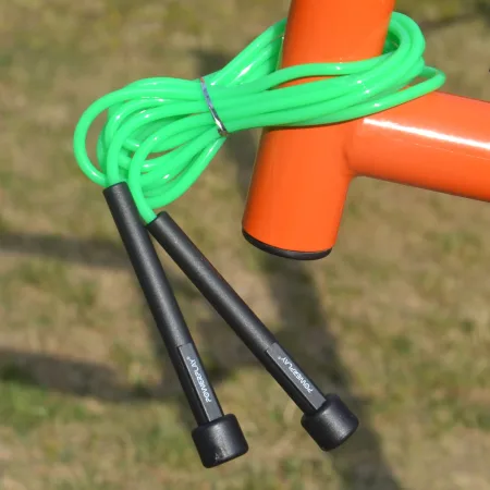 Скакалка PowerPlay 4201 Basic Jump Rope зелена 2,8 m.