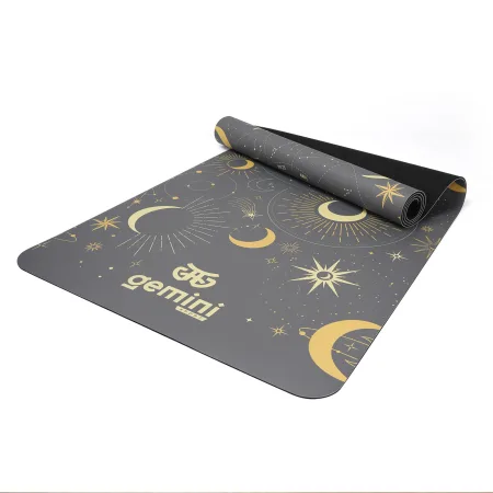 Yoga Mat Rubber Polyurethane Pro ILLustration Sport Pro 183 cm*68 cm*5 mm Dark Gray