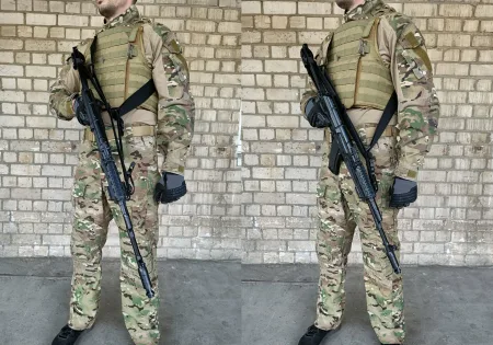 Ремінь збройовий трьохточковий тактичний 3-point чорний (трьохточка)