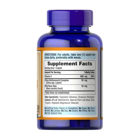 Vitamin C-500 мг with Rose Hips Time Release - 250 капсул