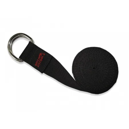 Ремінь для йоги PowerPlay PP_4409 183*3,8 см. чорний