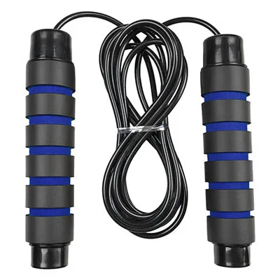 Скакалка з обважнювачами синій