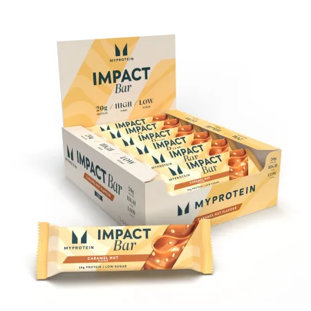Impact bar 12x64 г карамель с орехами (до 10.26)