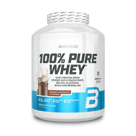Протеїн BioTech 100% Pure Whey 2 кг кокос шоколад