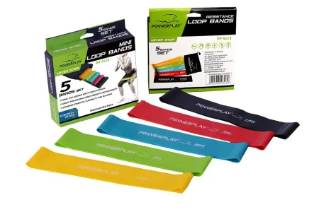Резинки для фітнесу PowerPlay 4113 Mini Power Band Set набір із 5 шт. від 1 до - 20 кг