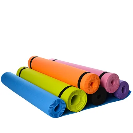 Килимок для фітнесу та йоги EVA GEVA-4 183 см 61 см 4 мм Помаранчевий