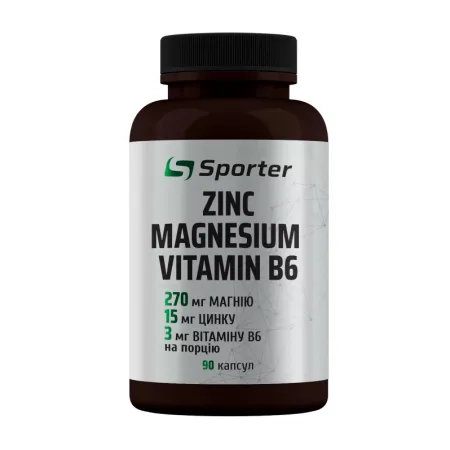 Zinc Magnesium Vitamin B6 - 90 капсул