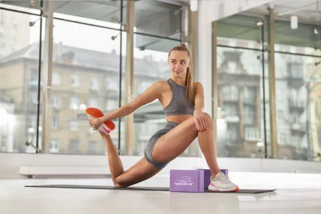 Блок для йоги PowerPlay 4006 Yoga Brick Фіолетовий