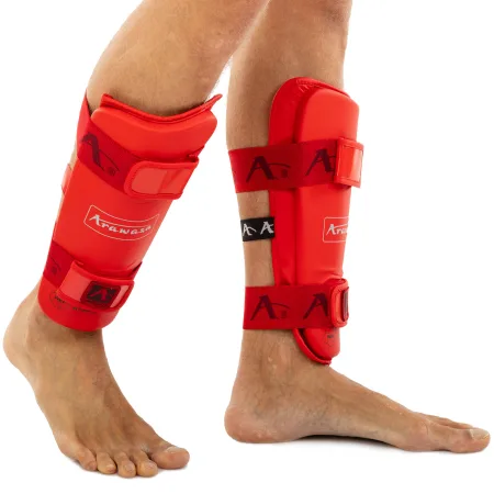 Захист гомілки та стопи для карате Arawaza R Replica Червоний - XL
