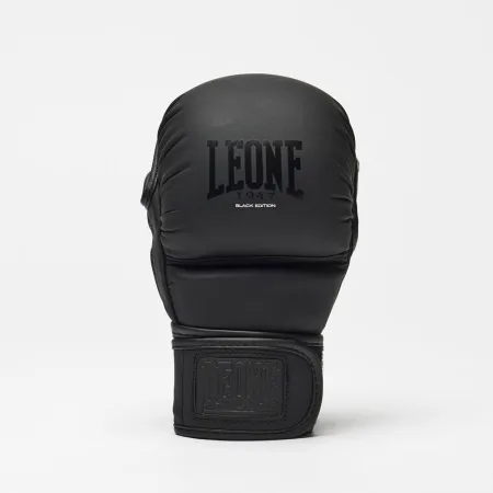 Рукавиці греплінгові для ММА Leone BLACK Edition M (капа в комплекті)