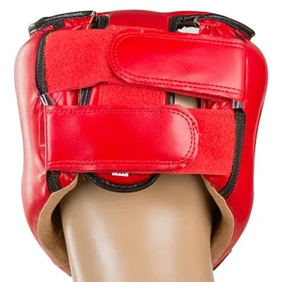 Шолом боксерський EVL відкритий червоний M